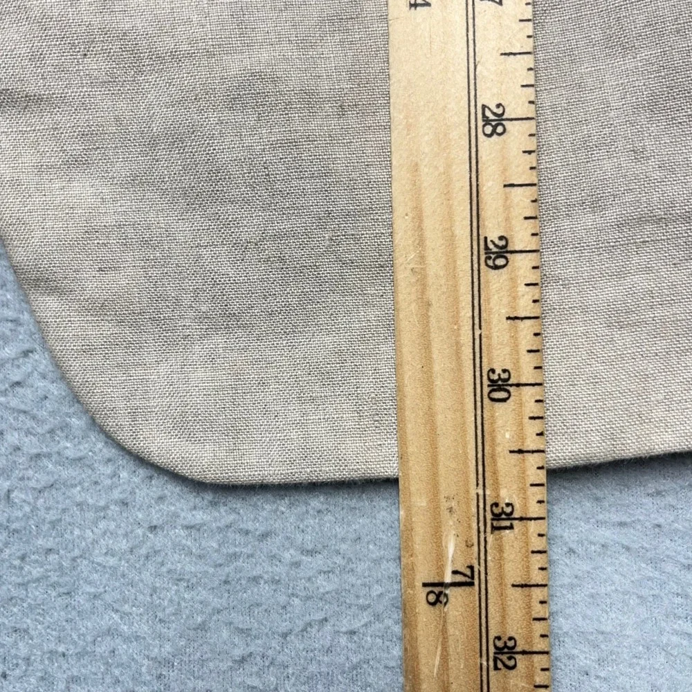 Valerie‎ Stevens Blazer Pure Linen Beige Oatmeal Two Button Suit Jacket coat